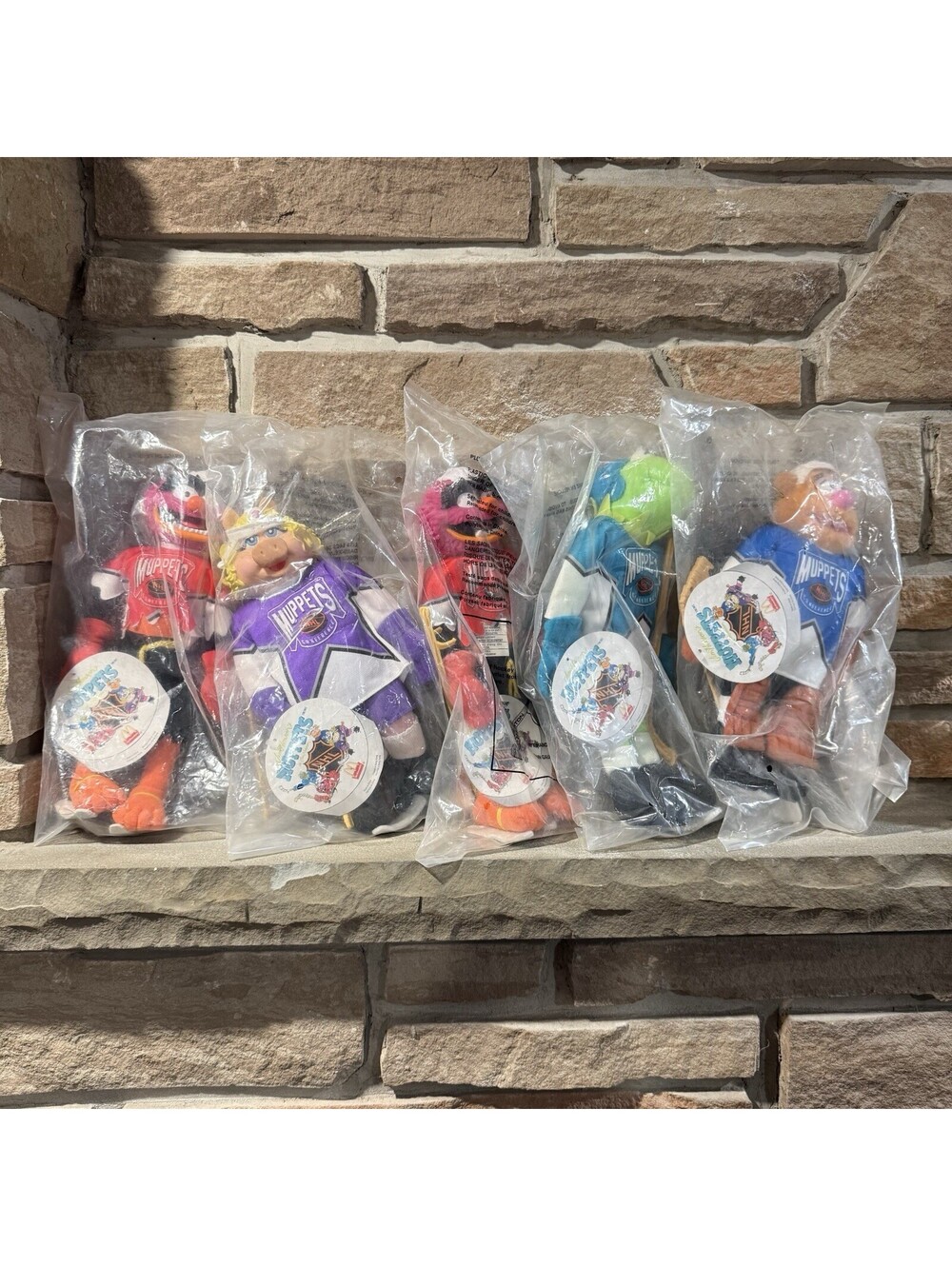 Vintage 1995 McDonald's Jim Henson's Muppets NHL Hockey Plush Dolls